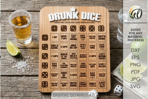 3D Drinking Game Laser Cut: A Designer’s Review for Board Games