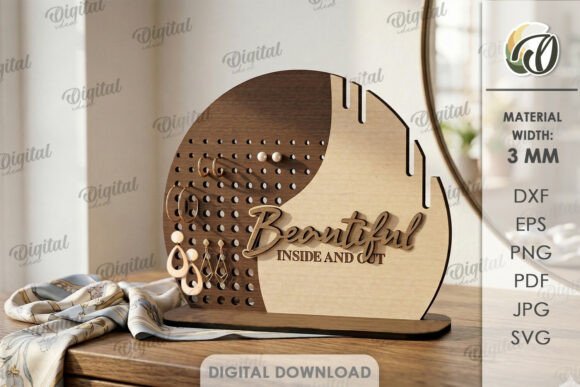 3D Jewelry Display Stand Laser Cut Review