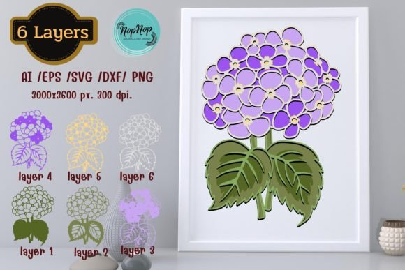3D Layered Hydrangea: Laser Cutting Wall Decor Review