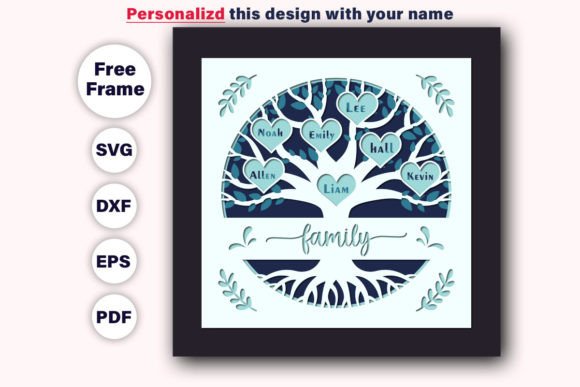 Customizable 3D FAMILY Tree Shadow Box: A Real Crafter’s Review