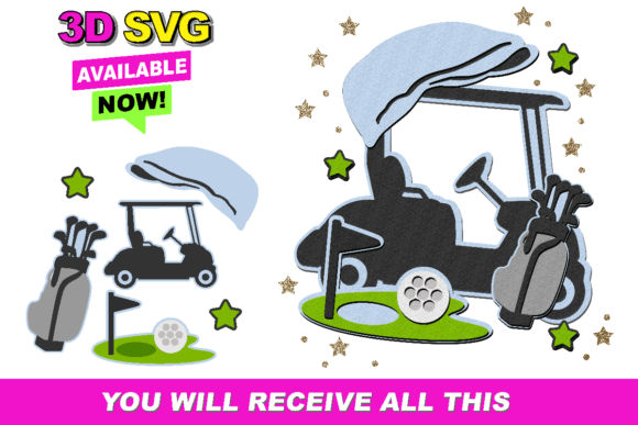 Elements 3D SVG Golf Bundle: A Publisher’s Take on Shapes and Visual Impact