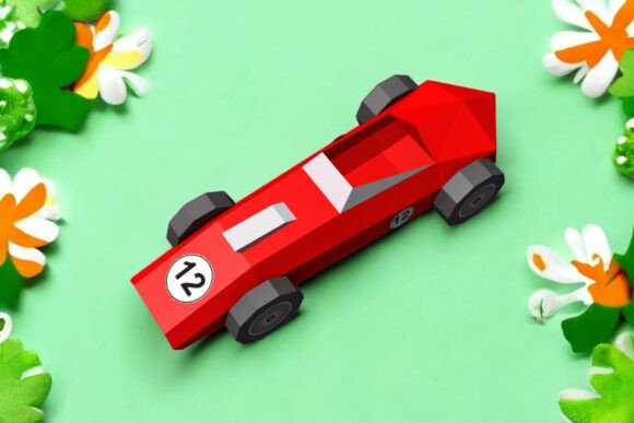 F1 Car Favor - 3d Papercraft
