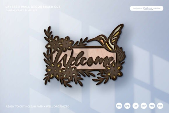Floral Hummingbird 3D Layered Wall Decor: A Brand Designer’s Review